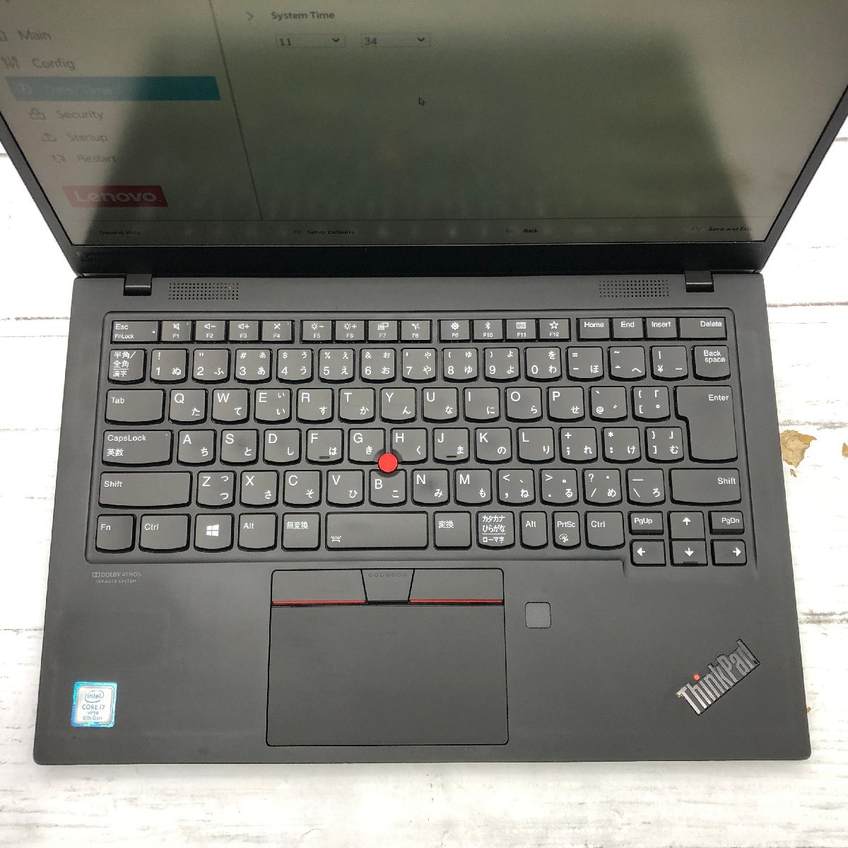 Lenovo ThinkPad X1 Carbon 20QE-S3260H Core i7 8665U 1.90GHz/16GB/512GB(NVMe) 〔C0326〕の画像3