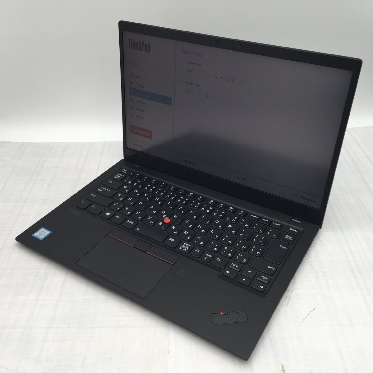 Lenovo ThinkPad X1 Carbon 20QE-S1NX1D Core i7 8665U 1.90GHz/16GB/256GB(NVMe) 〔B0702〕の画像1