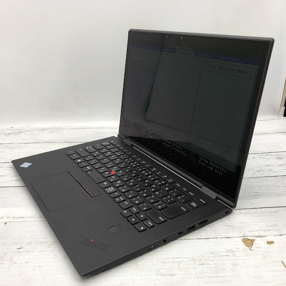 Lenovo ThinkPad X1 Yoga 20LE-S3482L Core i7 8650U 1.90GHz/16GB/512GB(NVMe) 〔C0233〕の画像1