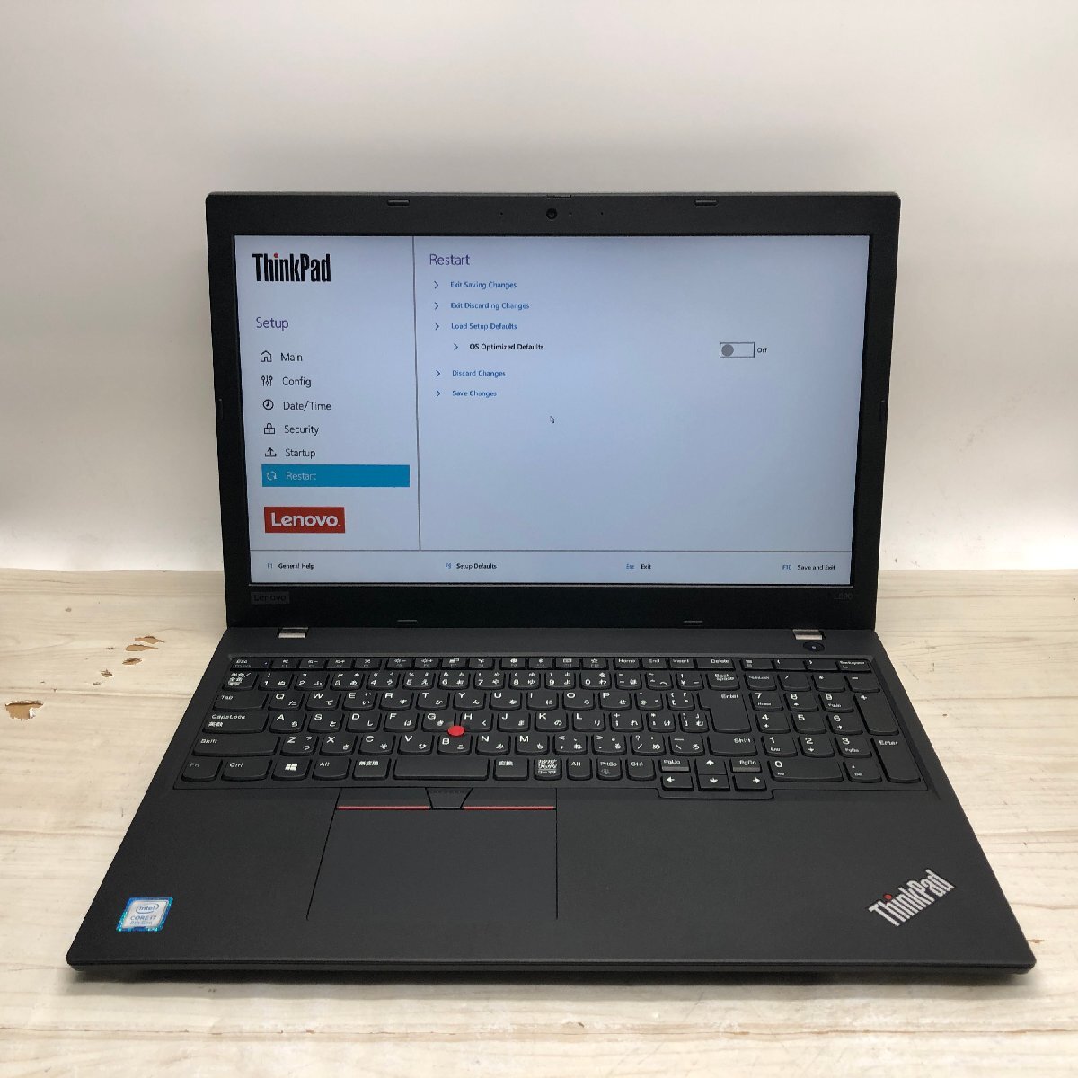 Lenovo ThinkPad L590 20Q8-S1QX00 Core i7 8565U 1.80GHz/8GB/500GB 〔A0610〕の画像2