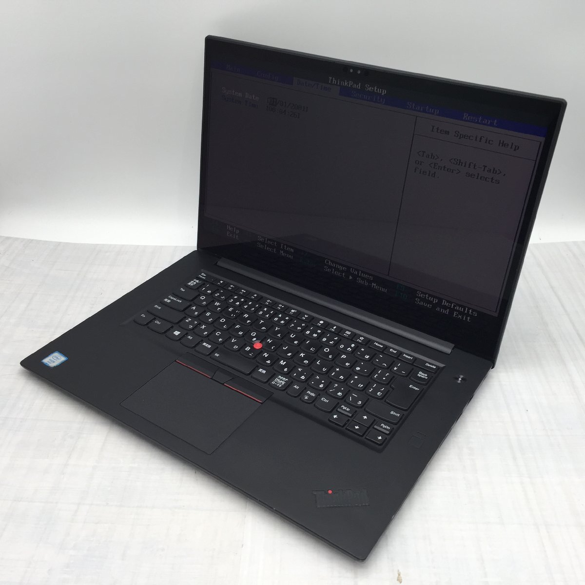 Lenovo ThinkPad P1 20ME-S14G1L Intel Xeon E-2176M 2.70GHz/32GB/1TB(NVMe) 〔B0814〕の画像1