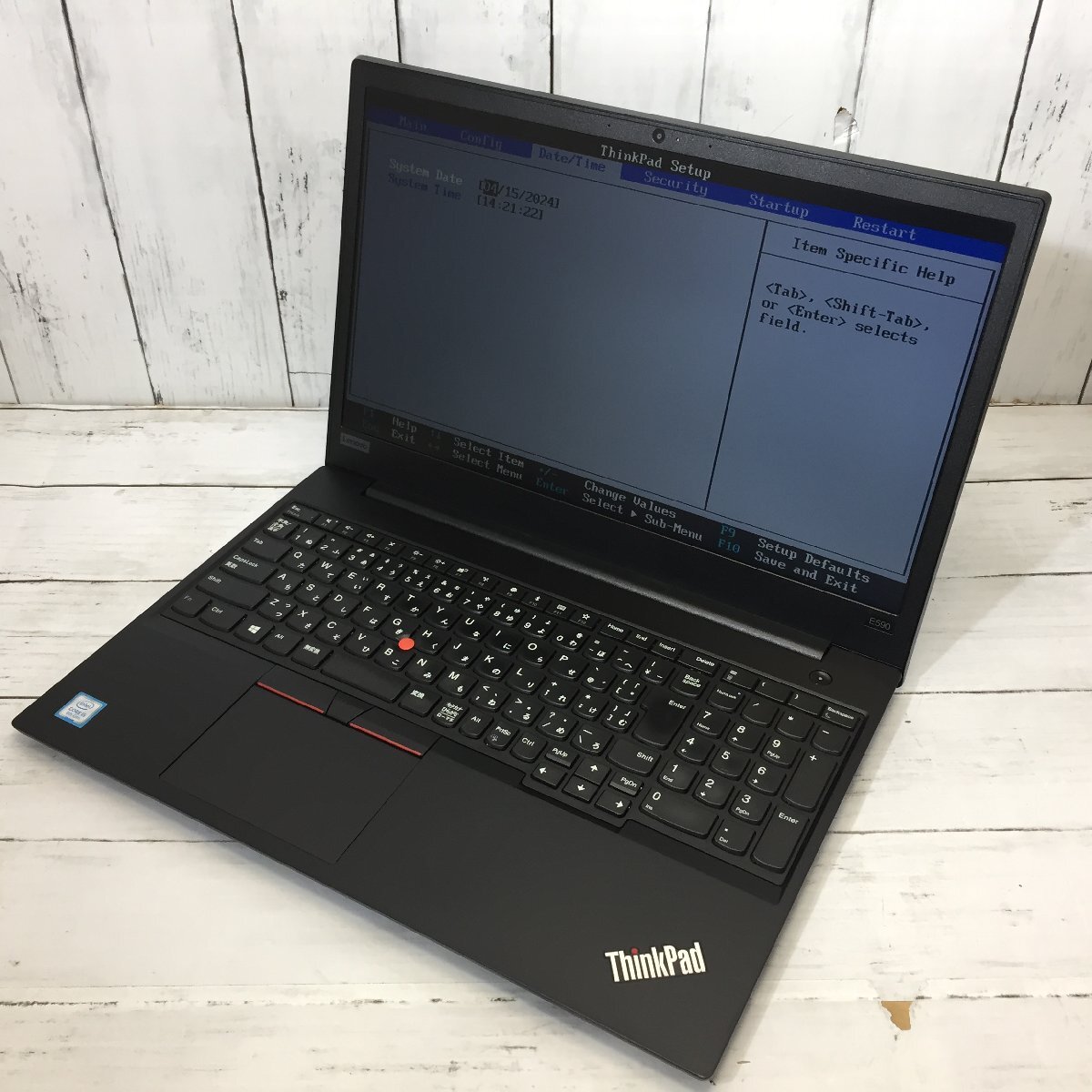 Lenovo ThinkPad E590 20NC-S09800 Core i5 8265U 1.60GHz/8GB/256GB(NVMe) 〔B0301〕の画像1