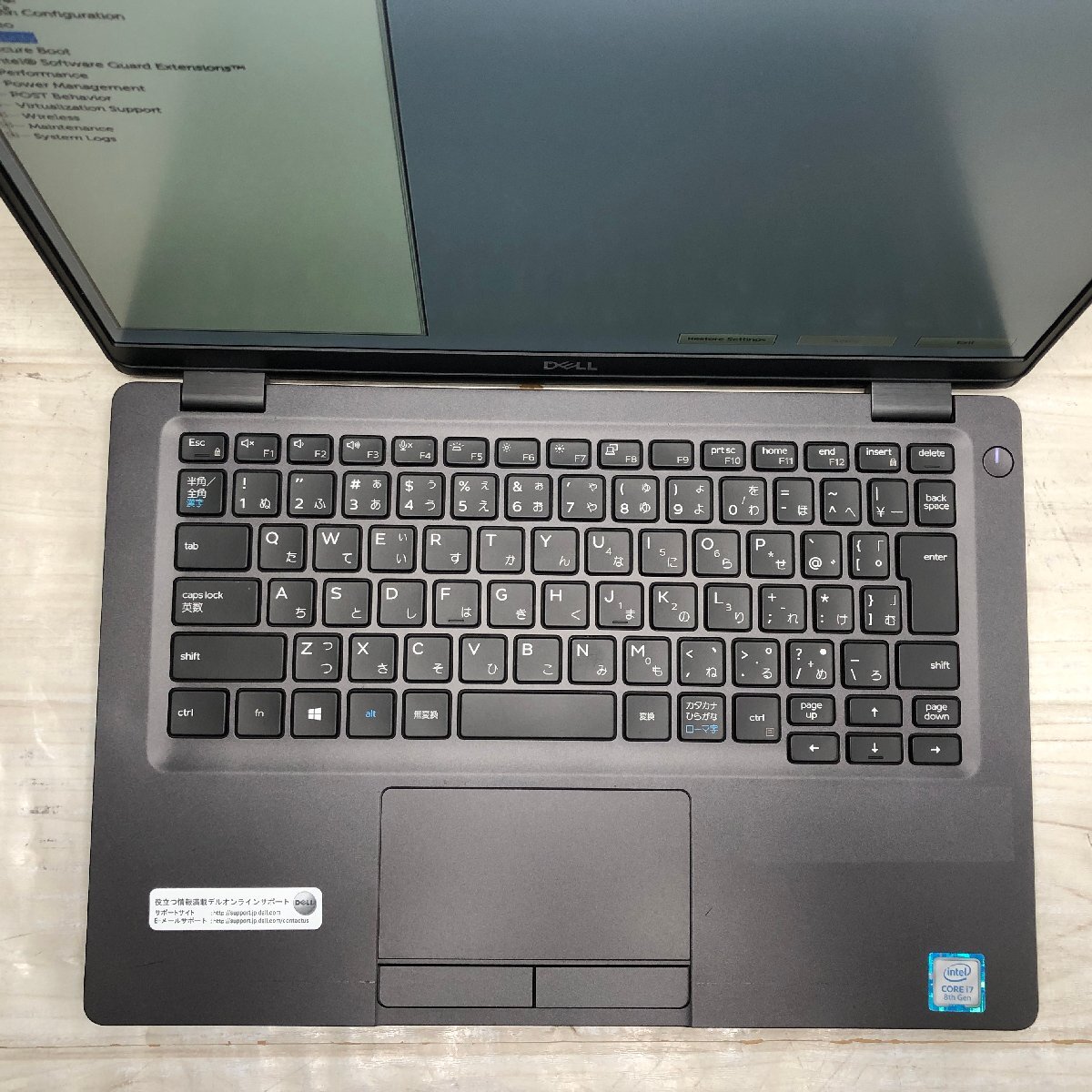 【難あり】 DELL Latitude 5300 Core i7 8665U 1.90GHz/32GB/なし 〔A0618〕の画像3