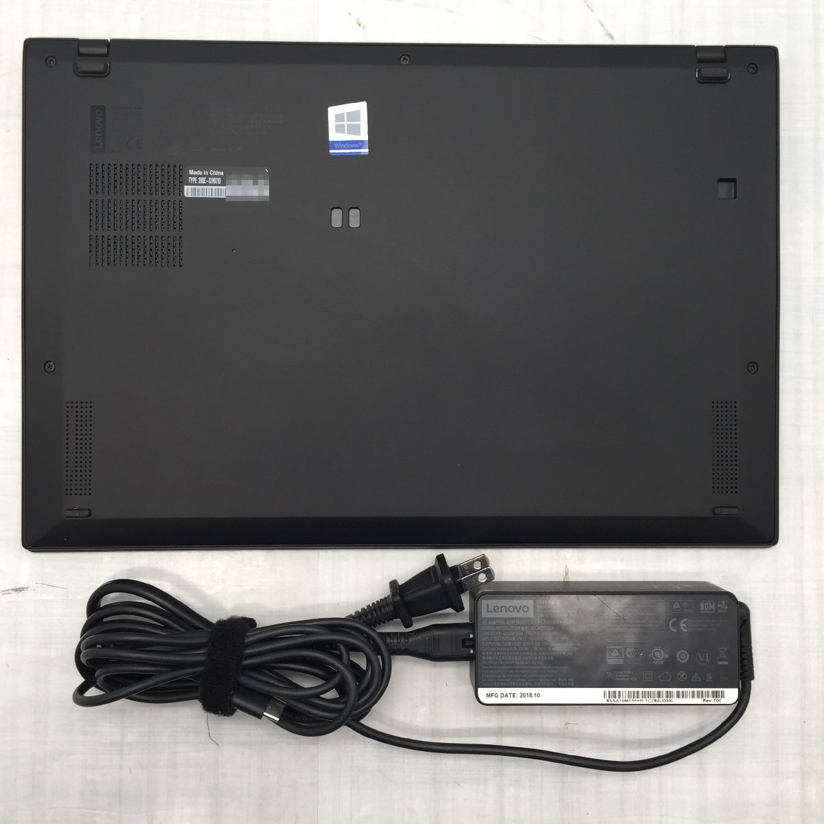 Lenovo ThinkPad X1 Carbon 20QE-S1NX1D Core i7 8665U 1.90GHz/16GB/256GB(NVMe) 〔B0702〕の画像10