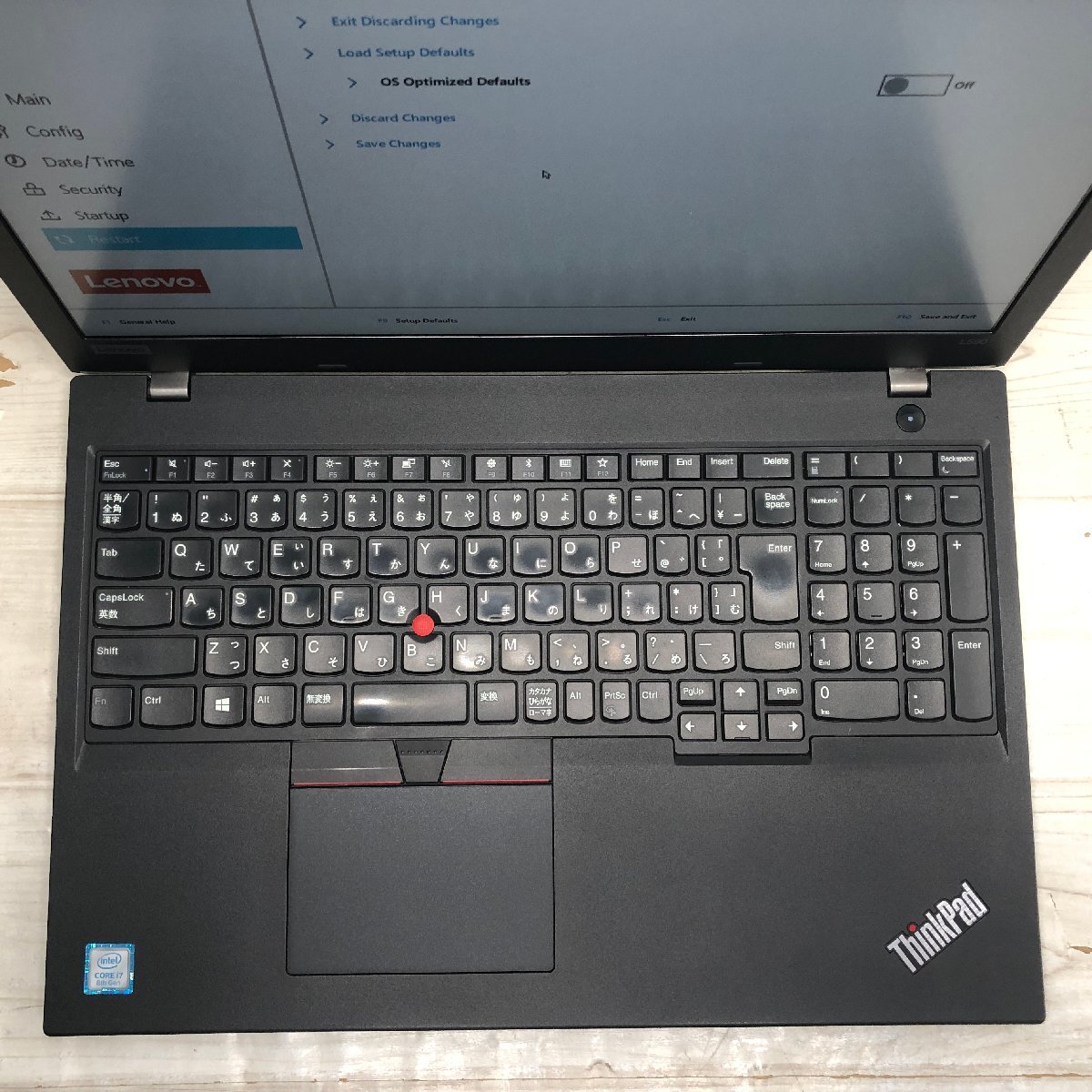 Lenovo ThinkPad L590 20Q8-S1QX00 Core i7 8565U 1.80GHz/8GB/500GB 〔A0607〕の画像3