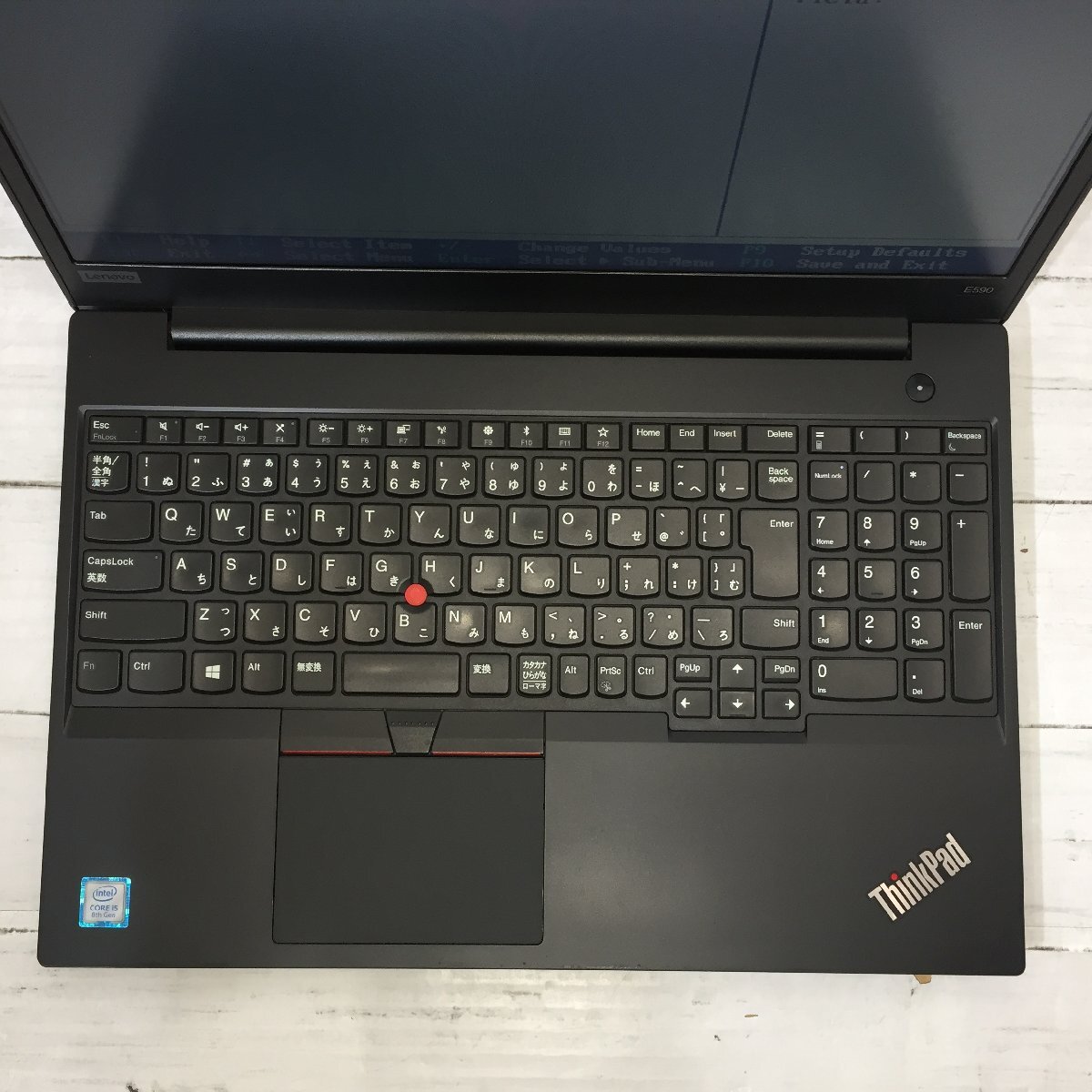 Lenovo ThinkPad E590 20NC-S09800 Core i5 8265U 1.60GHz/8GB/256GB(NVMe) 〔B0316〕の画像3