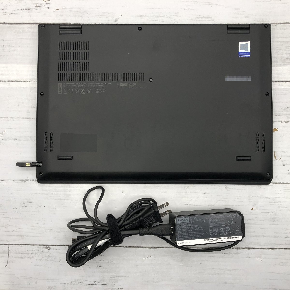 Lenovo ThinkPad X1 Yoga 20LE-S3482L Core i7 8650U 1.90GHz/16GB/512GB(NVMe) 〔C0320〕の画像10