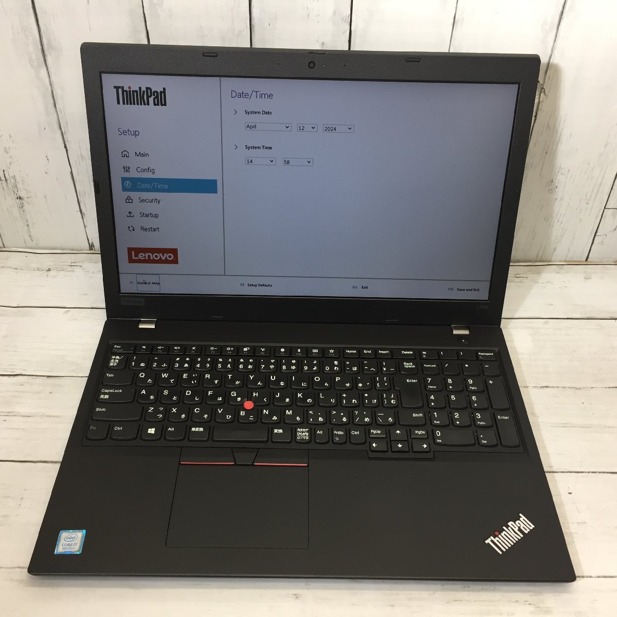 Lenovo ThinkPad L590 20Q8-S1QX00 Core i7 8565U 1.80GHz/8GB/なし 〔B0121〕の画像2