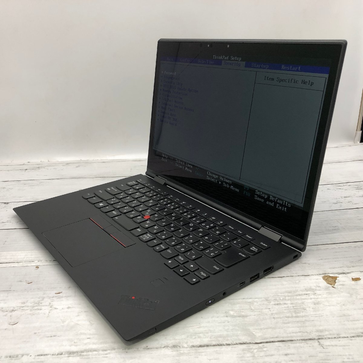 Lenovo ThinkPad X1 Yoga 20LE-S3482L Core i7 8650U 1.90GHz/16GB/512GB(NVMe) 〔C0219〕の画像1