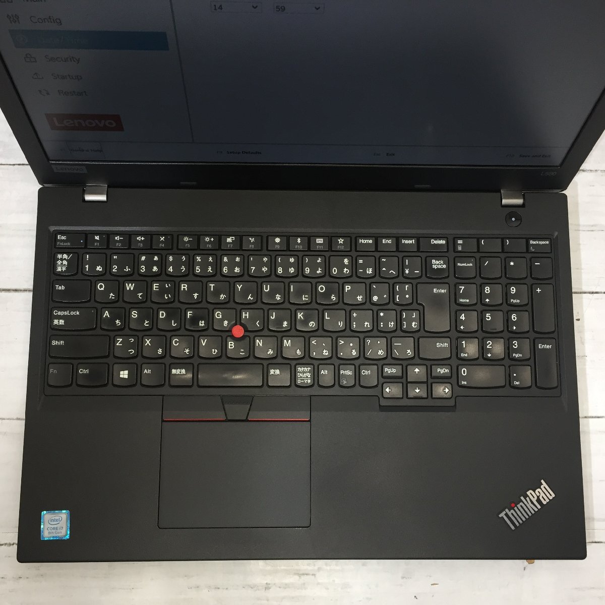 Lenovo ThinkPad L590 20Q8-S1QX00 Core i7 8565U 1.80GHz/8GB/なし 〔B0121〕の画像3