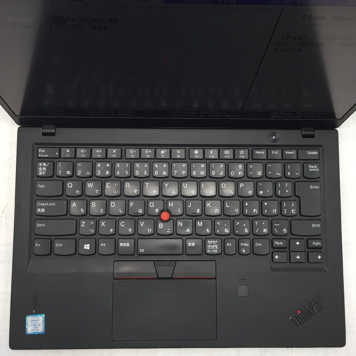 Lenovo ThinkPad X1 Carbon 20KG-S9SA1S Core i7 8650U 1.90GHz/16GB/256GB(NVMe) 〔B0703〕の画像3