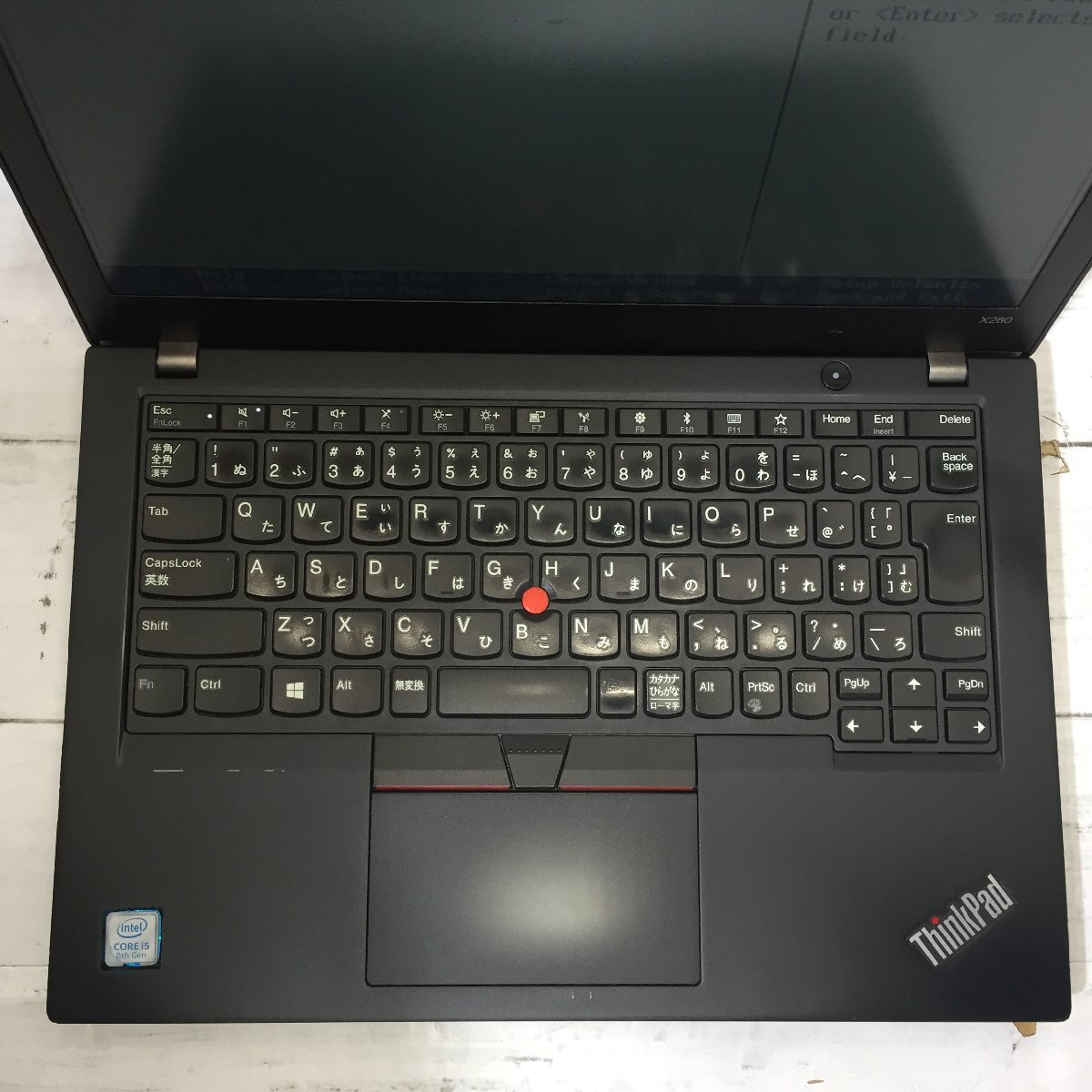 Lenovo ThinkPad X280 20KE-S4K000 Core i5 8250U 1.60GHz/8GB/なし 〔B0119〕の画像3