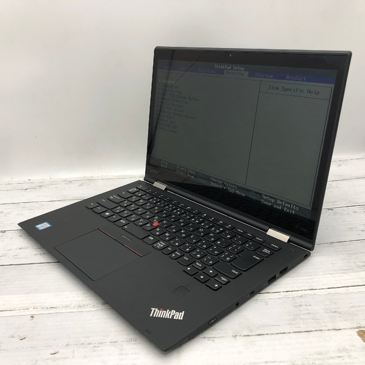 Lenovo ThinkPad X1 Yoga 20JE-S2DN2C Core i7 7600U 2.80GHz/16GB/512GB(NVMe) 〔C0110〕の画像1