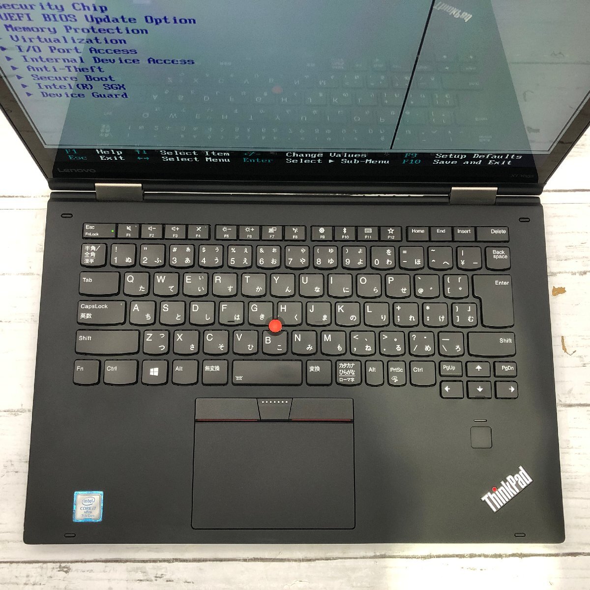 Lenovo ThinkPad X1 Yoga 20JE-S2DN2C Core i7 7600U 2.80GHz/16GB/512GB(NVMe) 〔C0426〕の画像3