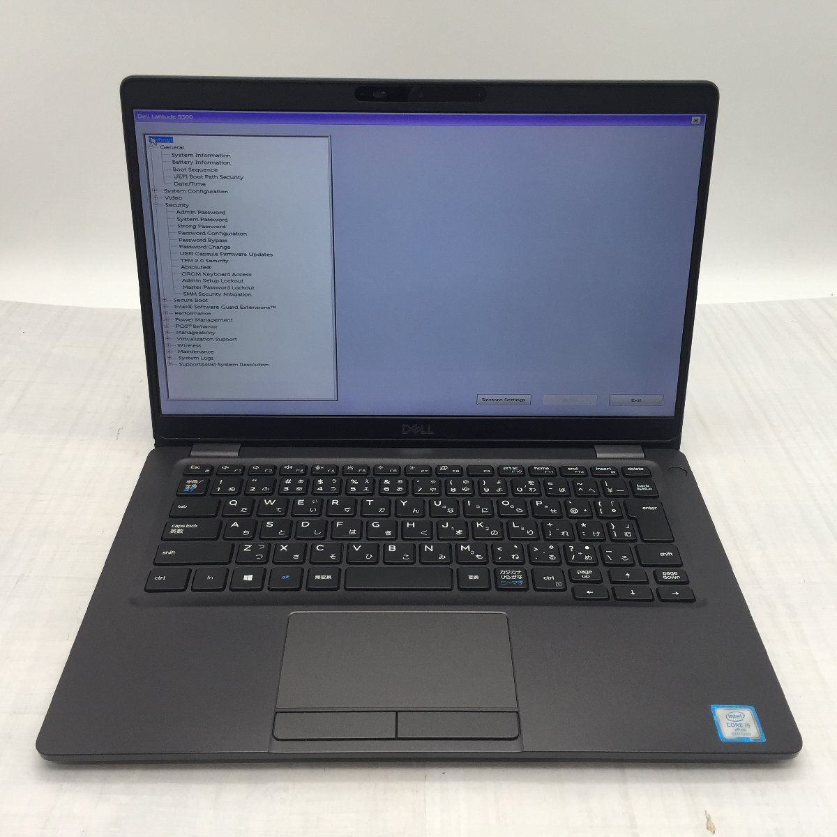 DELL Latitude 5300 Core i5 8365U 1.60GHz/8GB/256GB(NVMe) 〔B0727〕_画像2