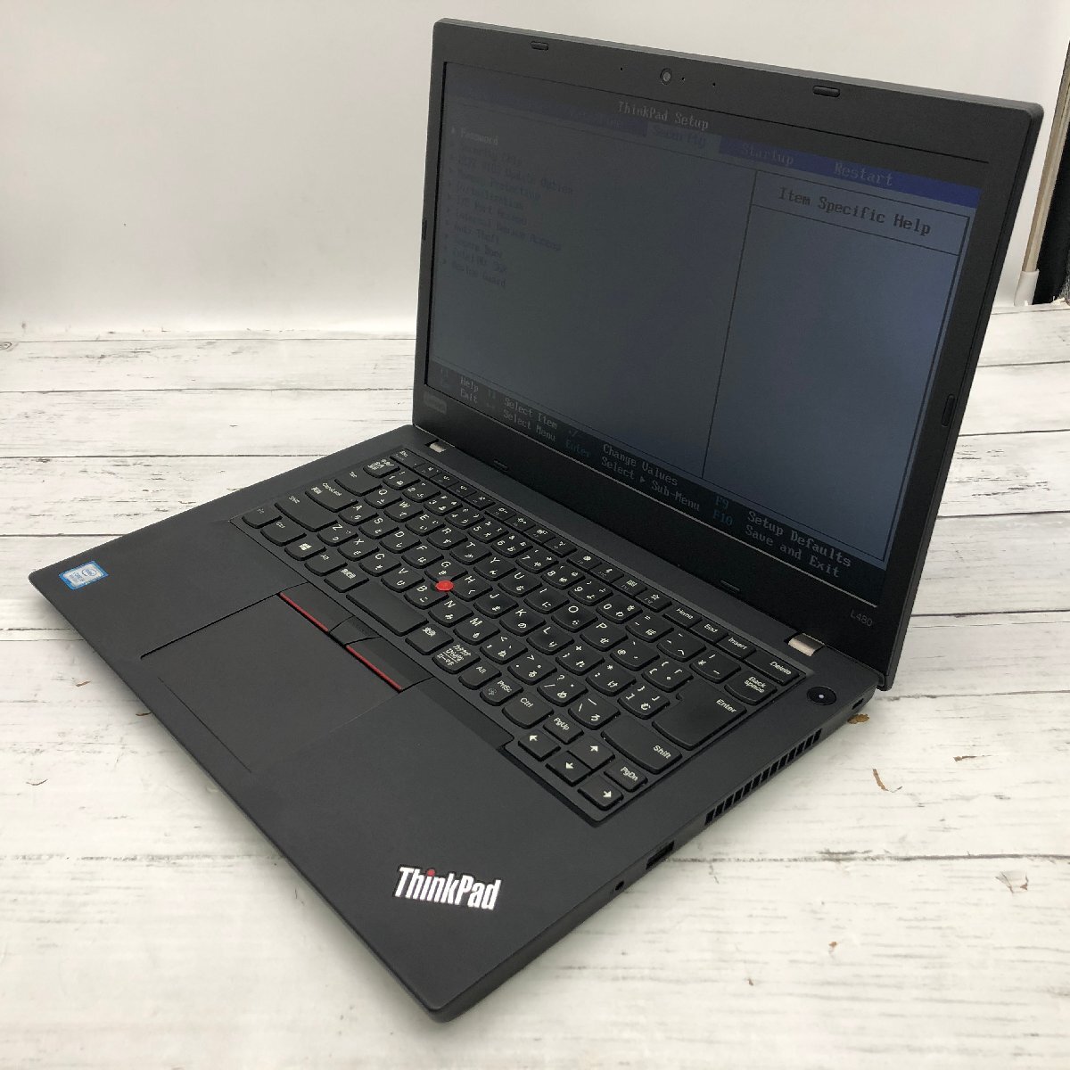 Lenovo ThinkPad L480 20LT-A00LJP Core i5 8250U 1.60GHz/20GB/256GB(NVMe) 〔A0007〕の画像1