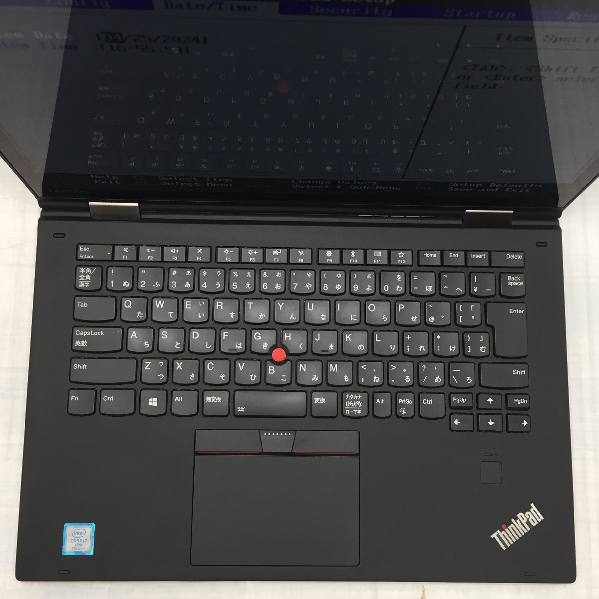 Lenovo ThinkPad X1 Yoga 20JE-S01U0C Core i7 7600U 2.80GHz/16GB/256GB(NVMe) 〔A0504〕の画像3