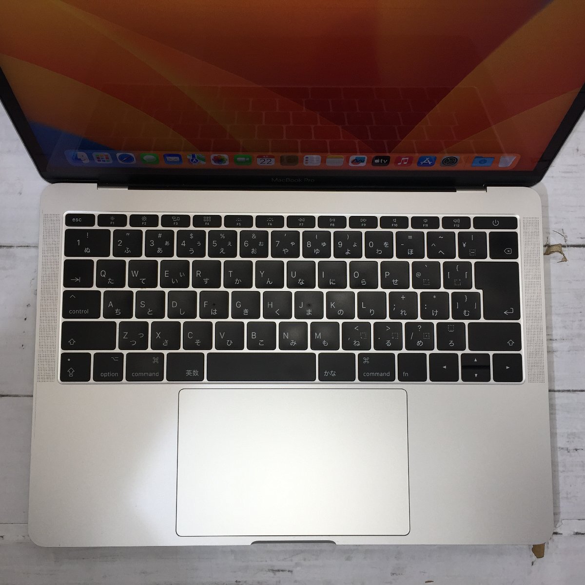 Apple MacBook Pro 13-inch 2017 Two Thunderbolt 3 ports Core i5 2.30GHz/16GB/256GB(NVMe) 〔B0101〕_画像3