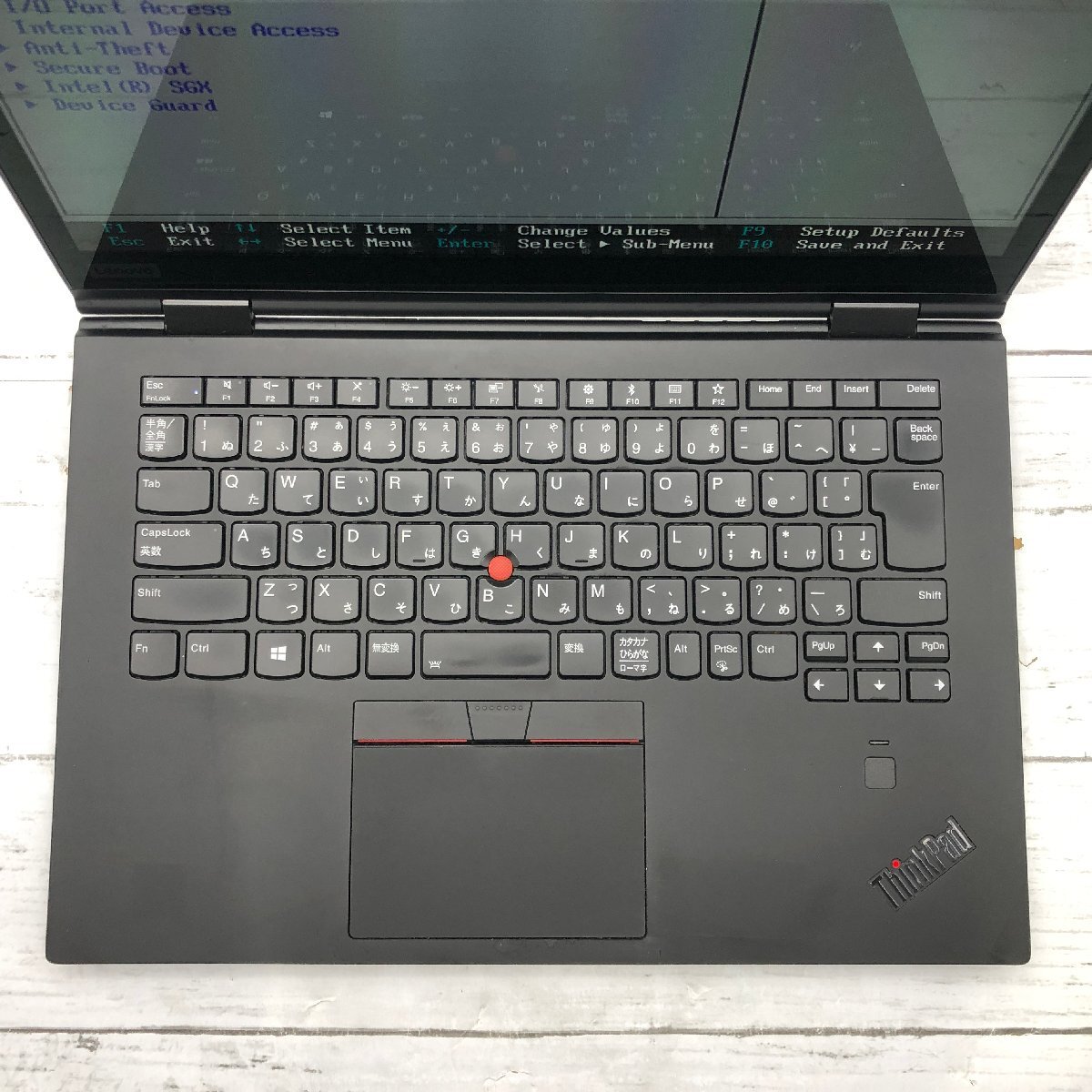 Lenovo ThinkPad X1 Yoga 20JE-S3482L Core i7 8650U 1.90GHz/16GB/512GB(NVMe) 〔C0411〕の画像3