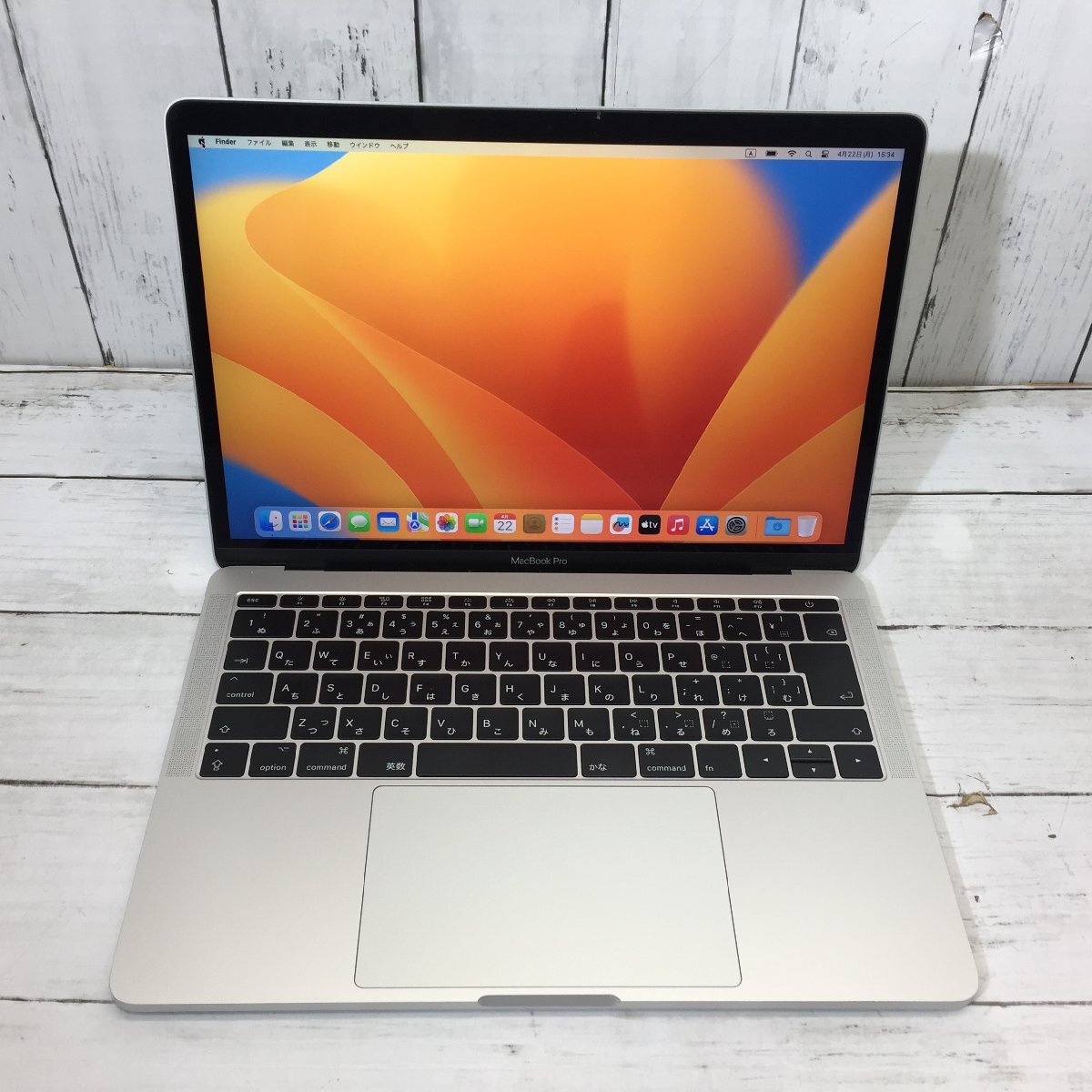 Apple MacBook Pro 13-inch 2017 Two Thunderbolt 3 ports Core i5 2.30GHz/16GB/256GB(NVMe) 〔B0123〕_画像2