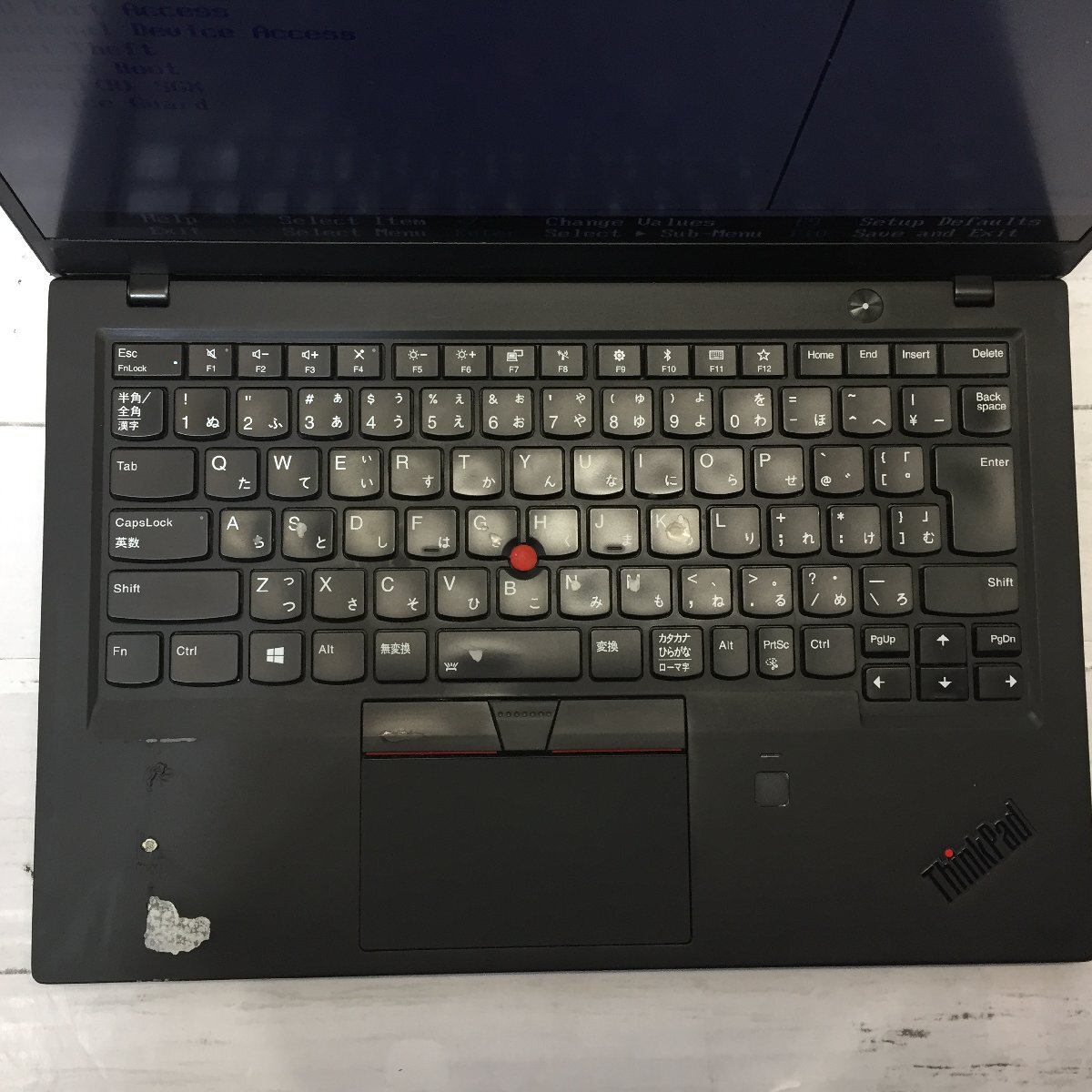 Lenovo ThinkPad X1 Carbon 20KG-A00SJP Core i5 8250U 1.60GHz/8GB/256GB(NVMe) 〔A0717〕の画像3