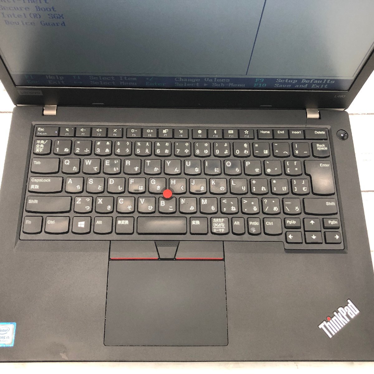 Lenovo ThinkPad L480 20LT-A00LJP Core i5 8250U 1.60GHz/20GB/256GB(NVMe) 〔A0715〕の画像3