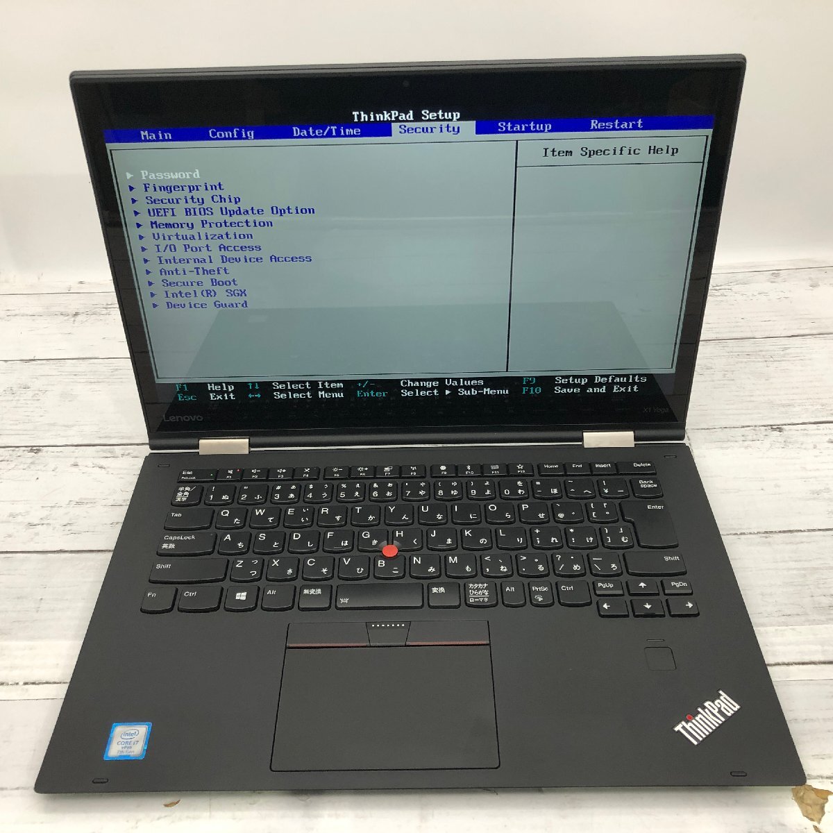 Lenovo ThinkPad X1 Yoga 20JE-S2DN2C Core i7 7600U 2.80GHz/16GB/512GB(NVMe) 〔C0118〕_画像2