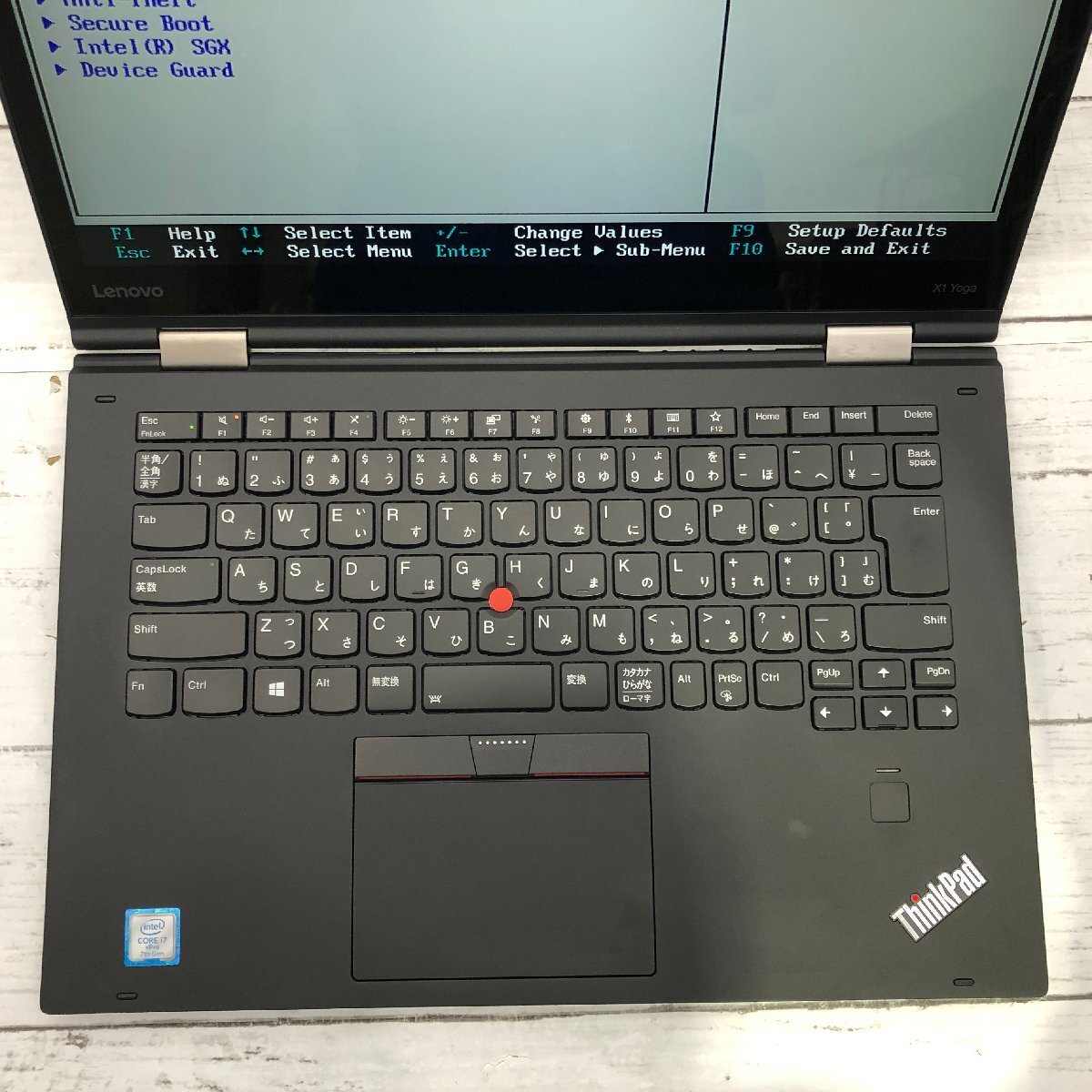 Lenovo ThinkPad X1 Yoga 20JE-S2DN2C Core i7 7600U 2.80GHz/16GB/512GB(NVMe) 〔C0118〕の画像3