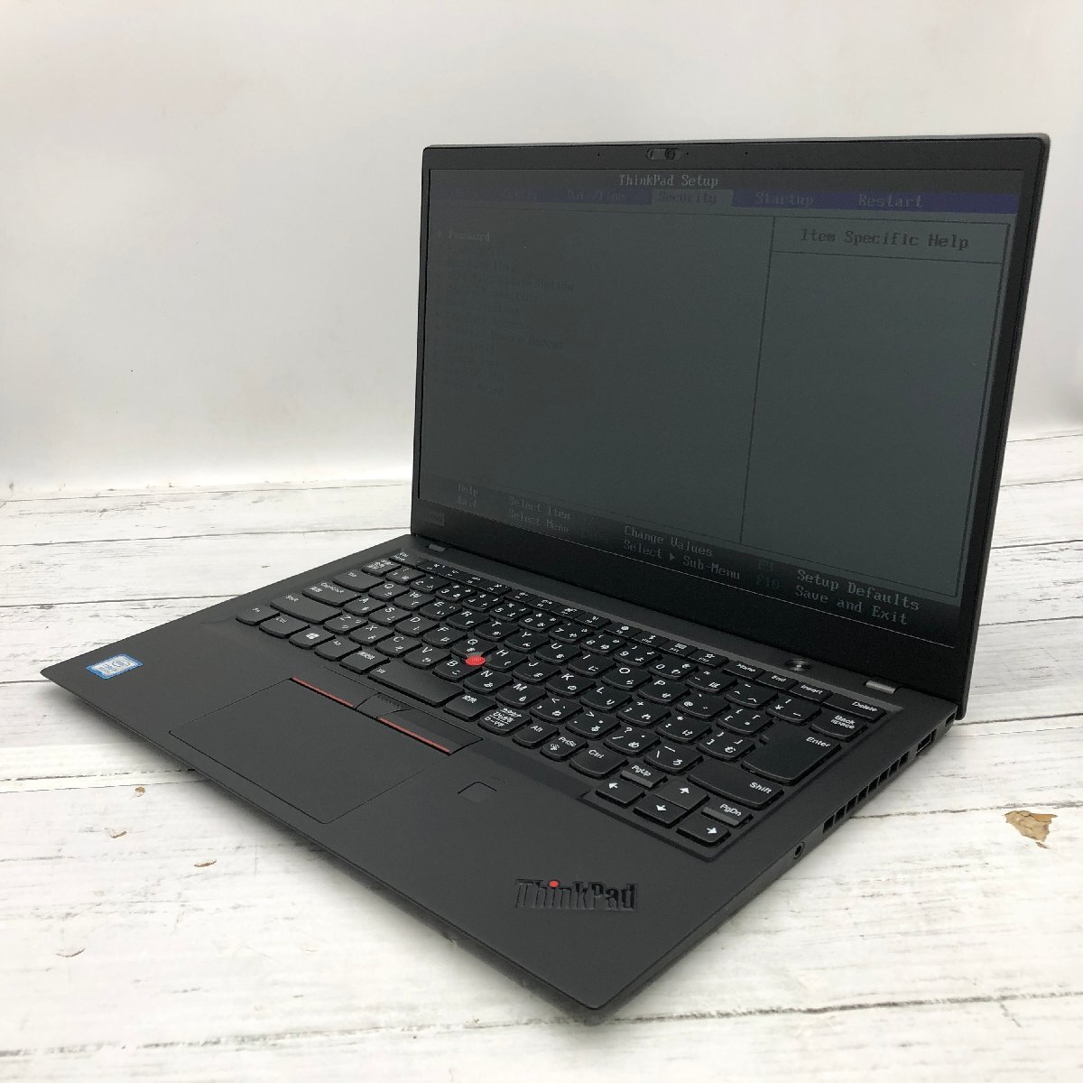 Lenovo ThinkPad X1 Carbon 20KG-SBXL00 Core i5 8250U 1.60GHz/8GB/256GB(NVMe) 〔C0326〕の画像1