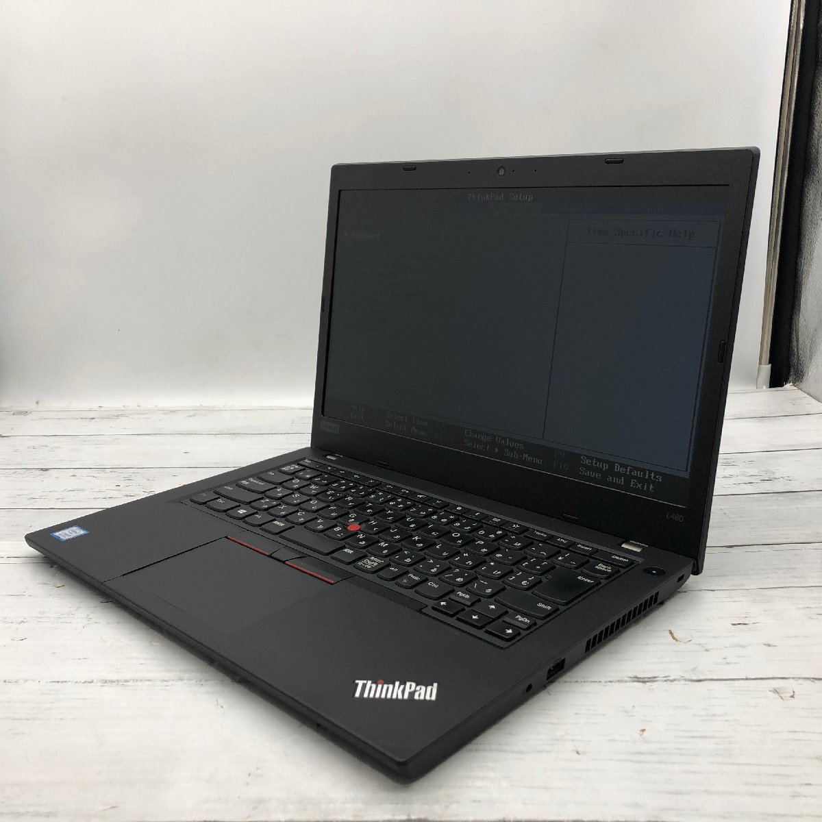 Lenovo ThinkPad L480 20LT-A00LJP Core i5 8250U 1.60GHz/4GB/256GB（NVMe) 〔A0002〕の画像1