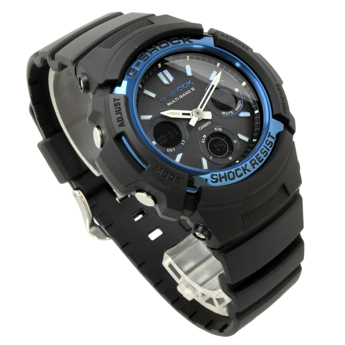 CASIO Casio wristwatch men's G-SHOCK G shock foreign model radio wave solar multiband 6 AWG-M100A-1A