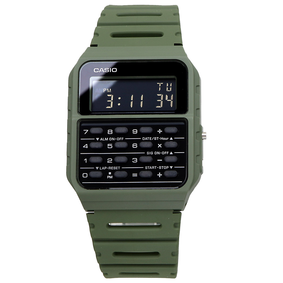 CASIO カシオ 腕時計 メンズ レディース チープカシオ チプカシ 海外モデル 電卓 デジタル CA-53WF-3Bの画像2