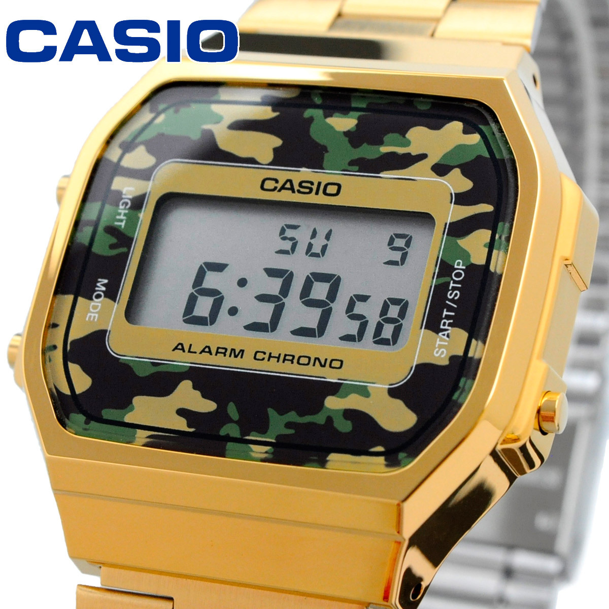 CASIO カシオ 腕時計 メンズ レディース チープカシオ チプカシ 海外モデル カモフラ デジタル A168WEGC-3_画像1