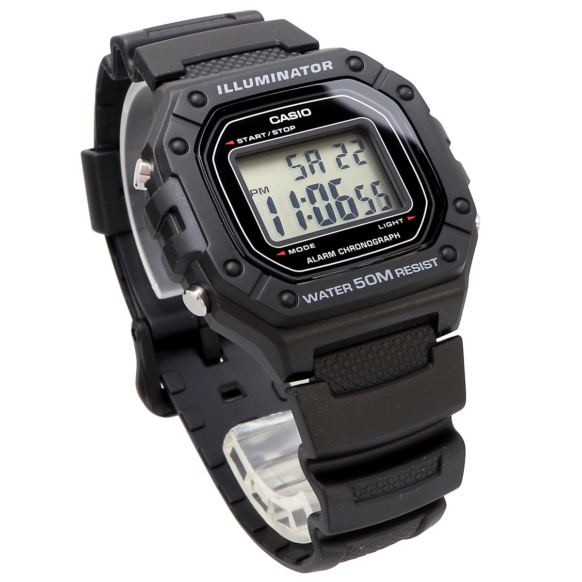 CASIO カシオ 腕時計 メンズ チープカシオ チプカシ 海外モデル デジタル W-218H-1AVの画像4