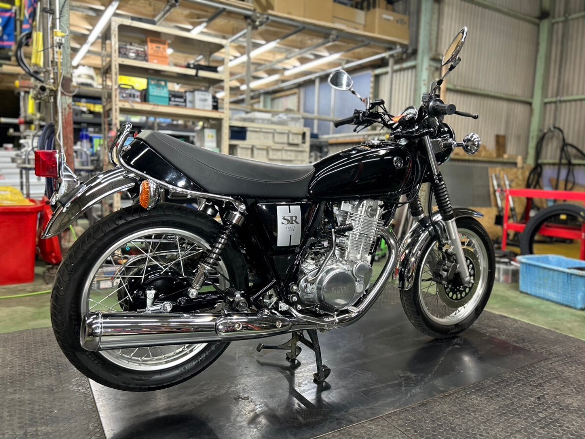 ヤマハSR400 極上低走行RH16J検索( グラストラッカースティード400バルカンスティード400ファイルエディションGB400エレミネーターシャドウの画像3