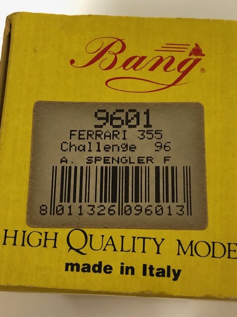 1/43 BANG バン 9601 Ferrari フェラーリ F355 チャレンジ Challenge イタリア製の画像5