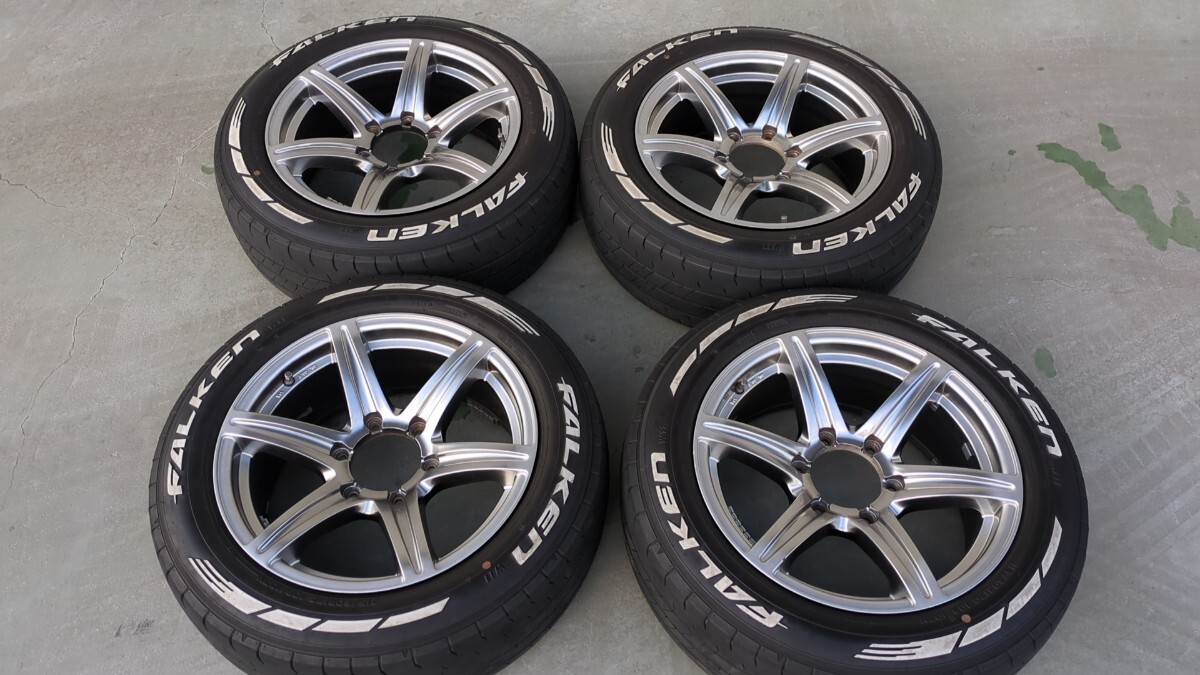 ハイエース200系 215/60R17 7.5jx17 ET+25 FALKEN W11 中古の画像1