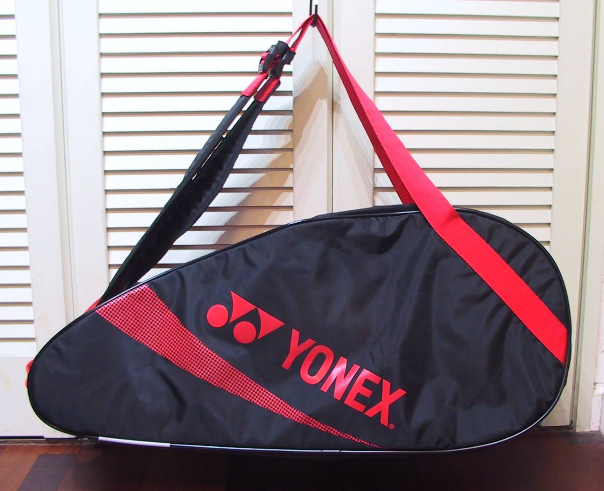 YONEX/ Yonex tennis racket bag / tennis racket case / rucksack BAG1732R black x red x white racket 6ps.@ storage OK cleaning settled beautiful goods 