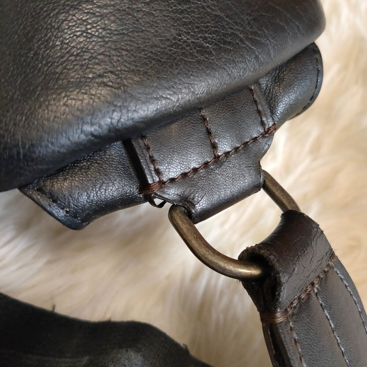 [ high class * superior article ]Tumi Tumi business bag 69718HK0 leather original leather shoulder .. black men's shoulder bag high capacity body bag 