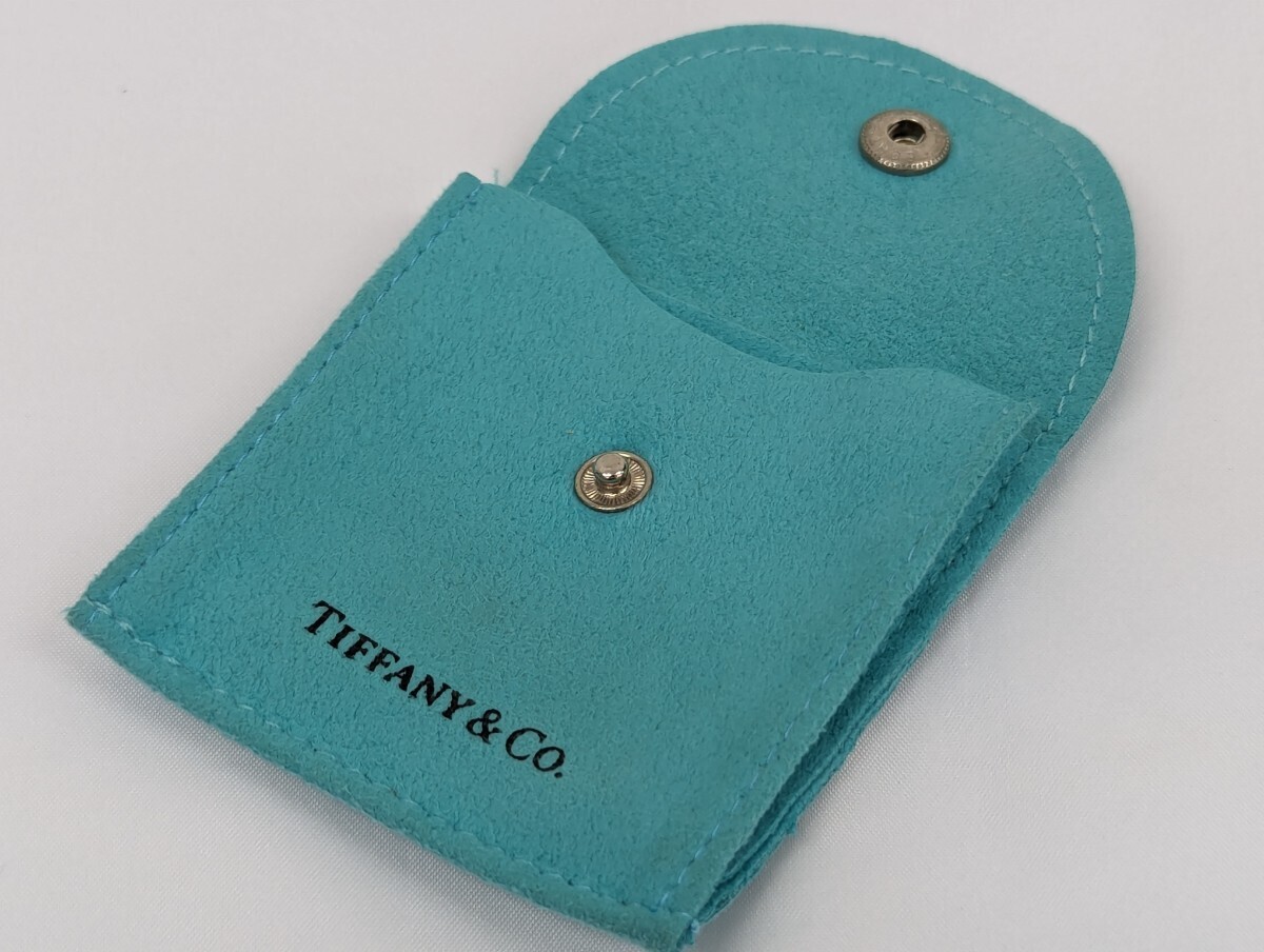 I006 TIFFANY＆CO. ティファニー 保存用ケース 4点おまとめ 保護袋 ( 布 )1点 アクセサリー保護ケース ( スエード )3点の画像6
