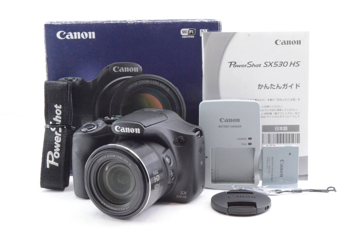 ほぼ未使用 Canon キャノン PowerShot SX530 HS コンパクトデジタルカメラ 箱付の画像1