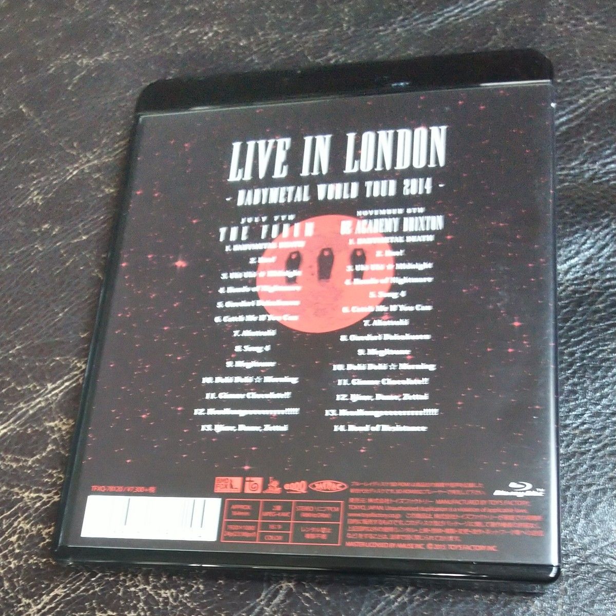 LIVE IN LONDON -BABYMETAL WORLD TOUR 2014- [Blu-ray]