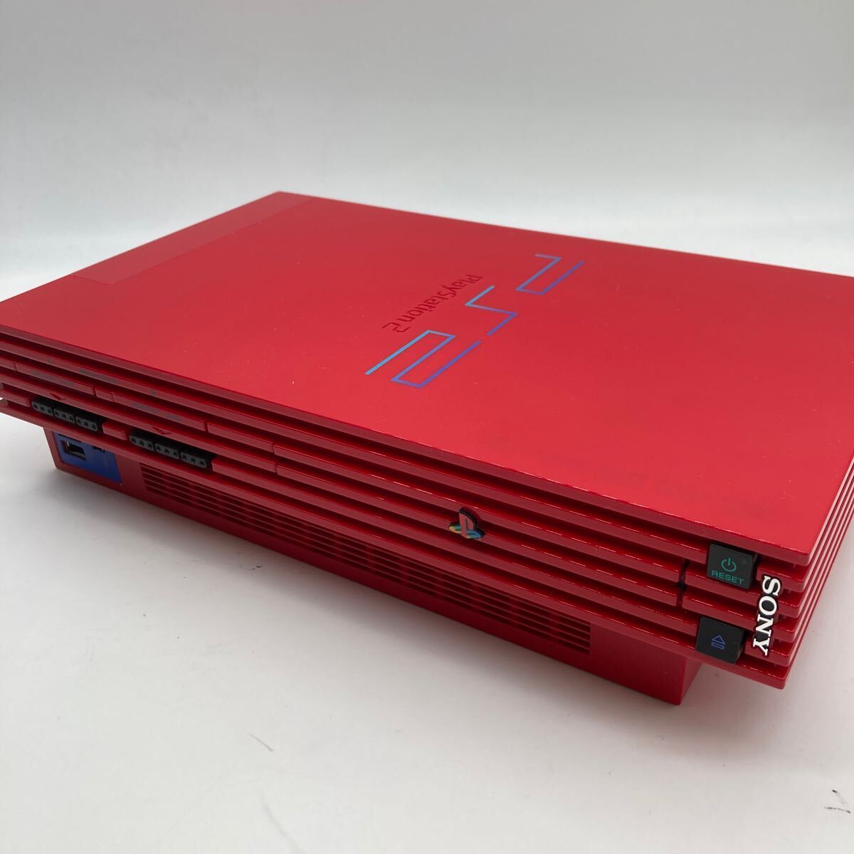 0405 SONY PS2 特別限定モデル ヨーロピアン オートモービル カラーコレクション スーパーレッド 動作確認済み 本体のみ 箱付き s1840 B207_画像4