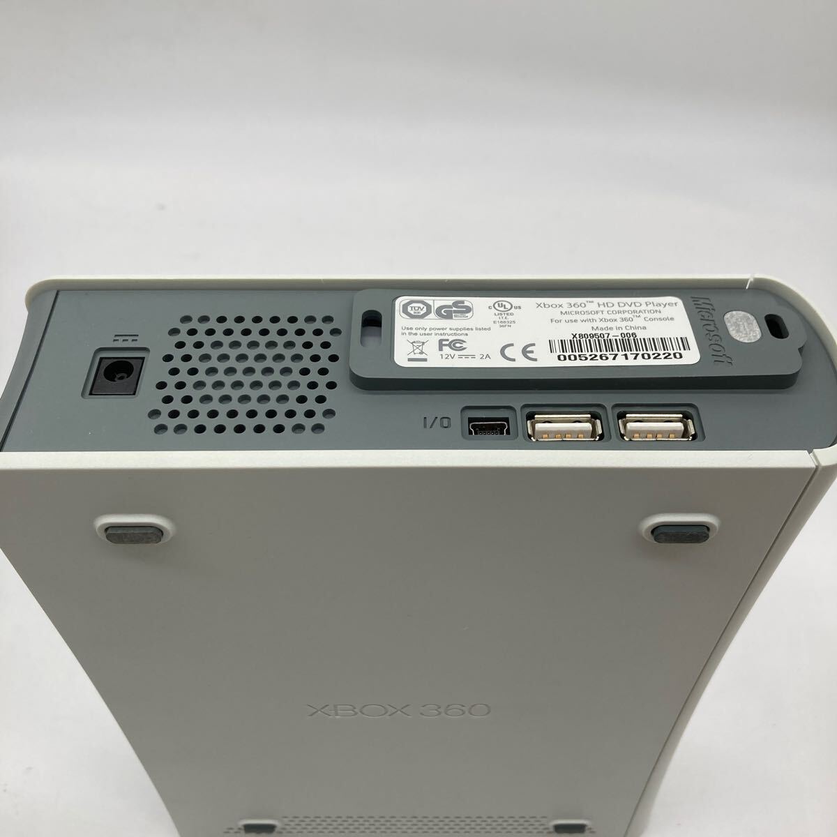 0424 Microsoft XBOX360 HD DVD プレイヤー 未検品 s0 ヤ80 B283_画像6