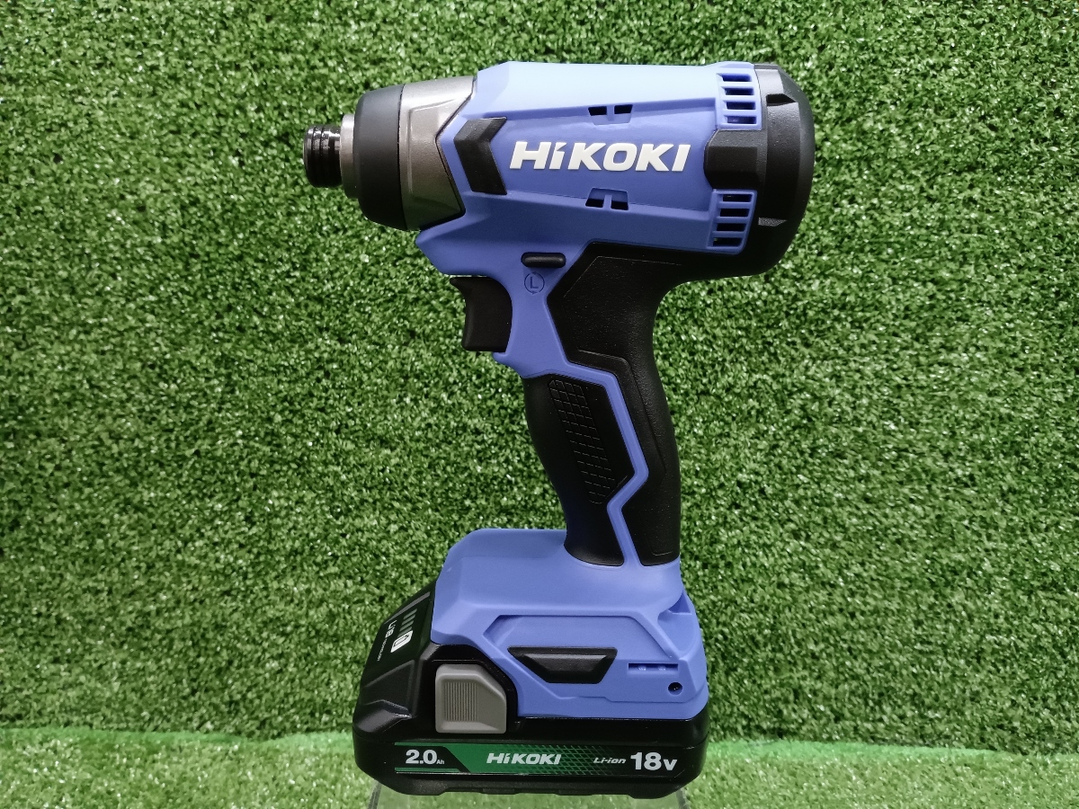  unused HiKOKI high ko-ki18V cordless impact driver 2.0Ah battery with charger FWH18DA(BG)