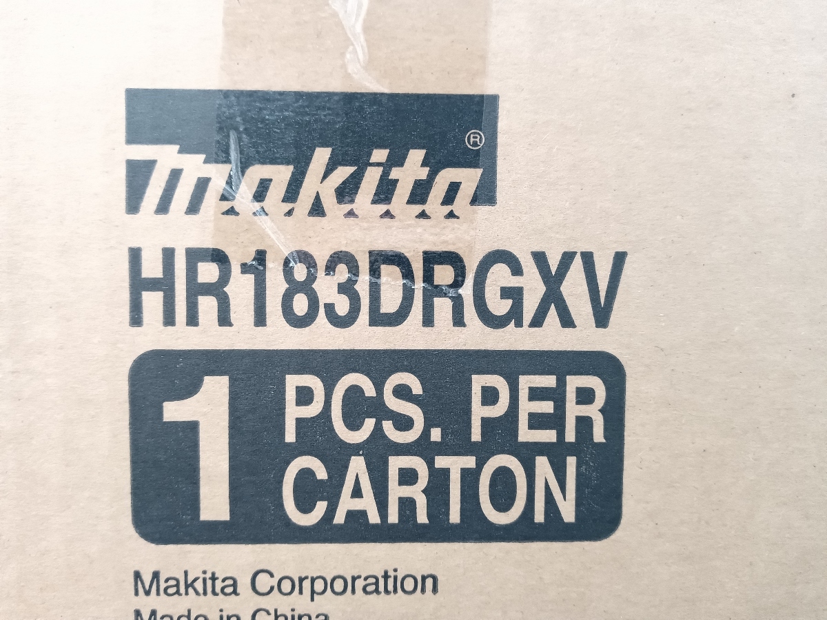 未使用 未開封品 makita マキタ 18mm 18V 充電式ハンマドリル 6.0Ah バッテリー 2個 充電器 集じんシステム 付 HR183DRGXV_画像10