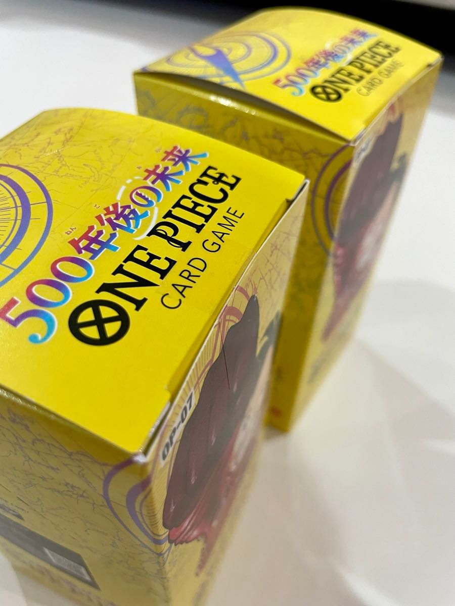 【未開封★】ワンピースカード 500年後の未来 2BOXセット テープ付き