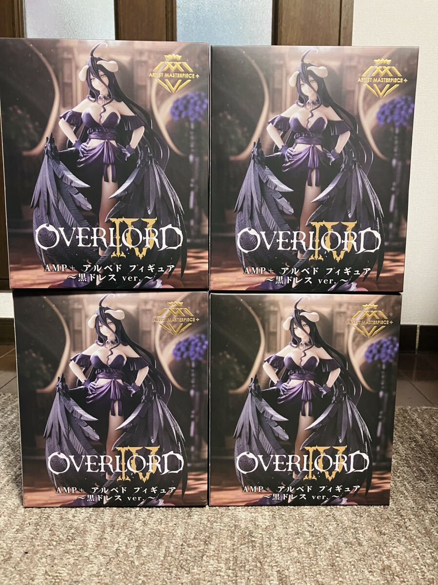 4体セット オーバーロード Ⅳ アルベド フィギュア 黒ドレス ver. 通常 OVERLORD AMP＋の画像1