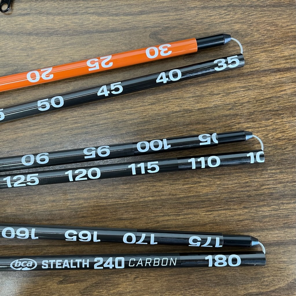 1円 正規品 未使用 新品 23 BCA Stealth 240 Carbon ステルス カーボン アバランチプローブ ゾンデ バックカントリー スキー スノーボードの画像6