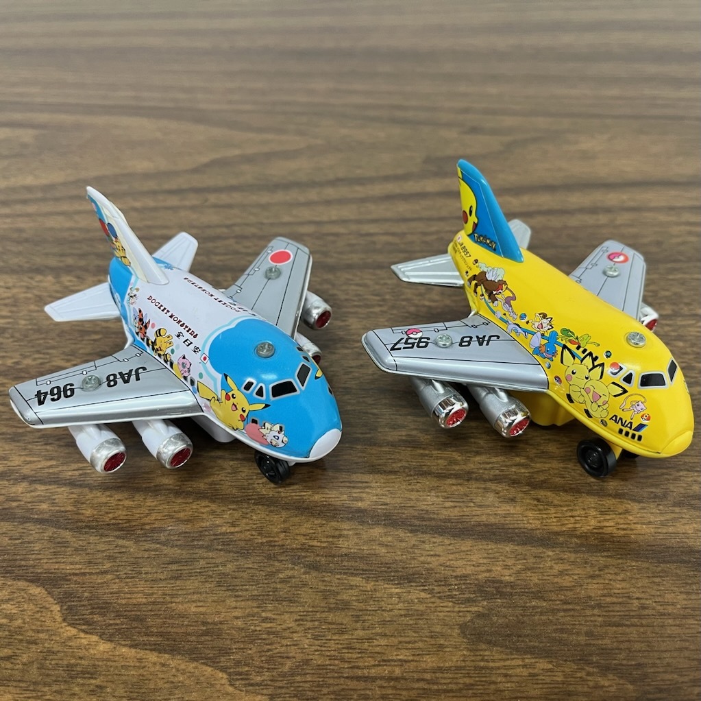 １円 全日空 ANA ポケモン 飛行機 おもちゃ ブリキの画像4
